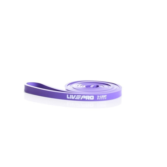 Купити Резинка для фітнеса  LivePro SUPER BAND X-Light Violet (7-16kg) у Києві - фото №1